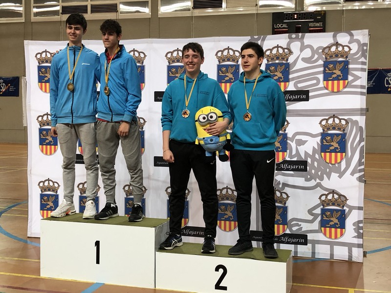 Ocho metales para los clubes navarros en Alfajarín