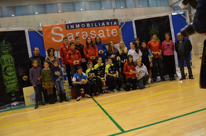 UN ORO Y TRES BRONCES EN EL MASTER SUB 13 Y SUB 17 DISPUTADO EN ESTELLA