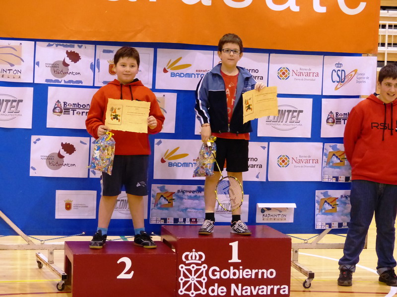BUEN PAPEL DE LOS SUB 11 DEL CLUB BADMINTON ESTELLA EN EL TORNEO TERRITORIAL