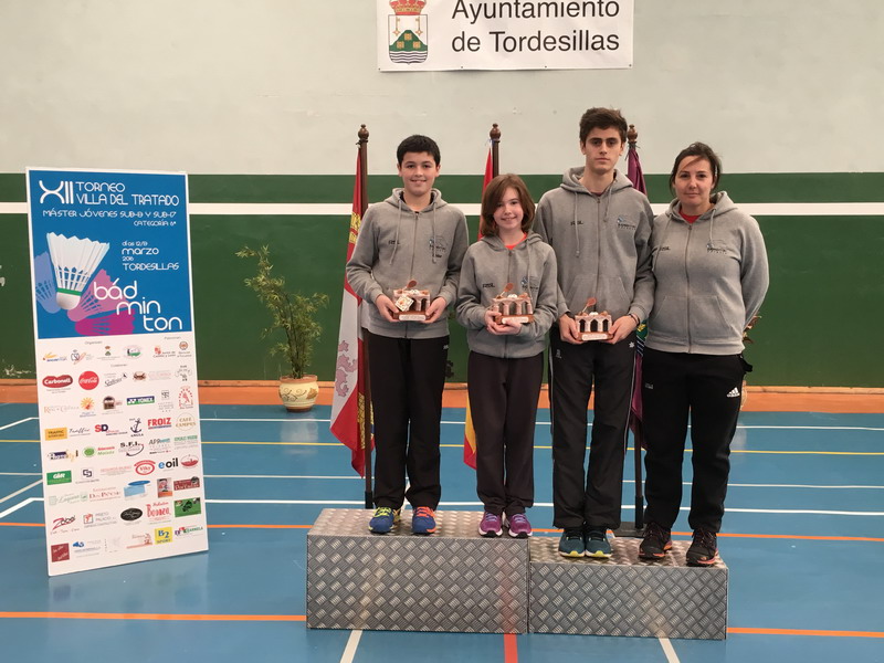 ORO, PLATA Y BRONCE EN EL MASTER JOVENES DE TORDESILLAS