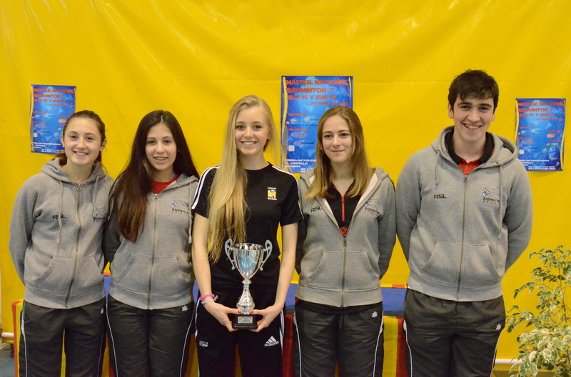 ANA MONTOYA ORO EN DOBLES FEMENINO SUB 19 EN EL MASTER DE EL CAMPELLO