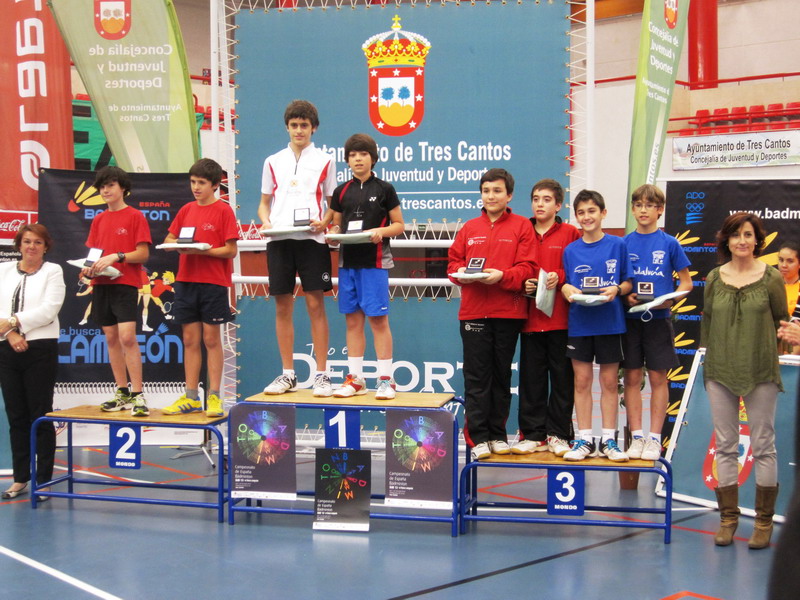 BROCHE FINAL A LA TEMPORADA DE BADMINTON EN EL CAMPEONATO DE ESPA&Ntilde;A  SUB 13