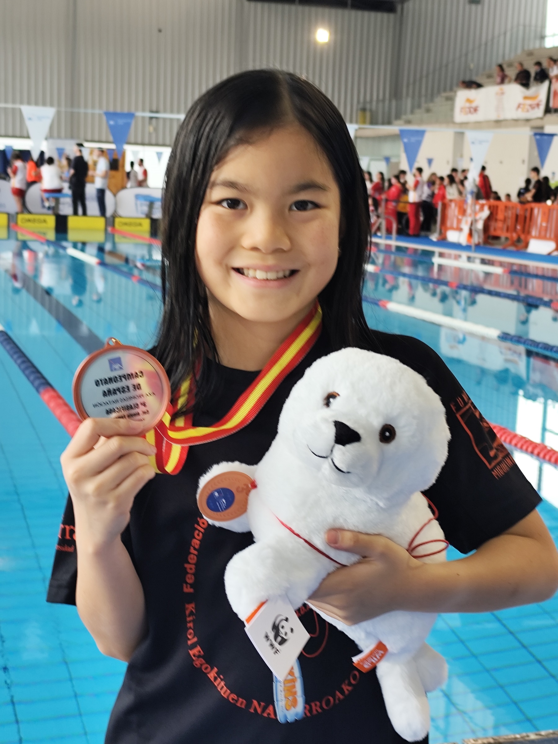 Sobresaliente actuación de Navarra en el Campeonato de España de Natación Adaptada