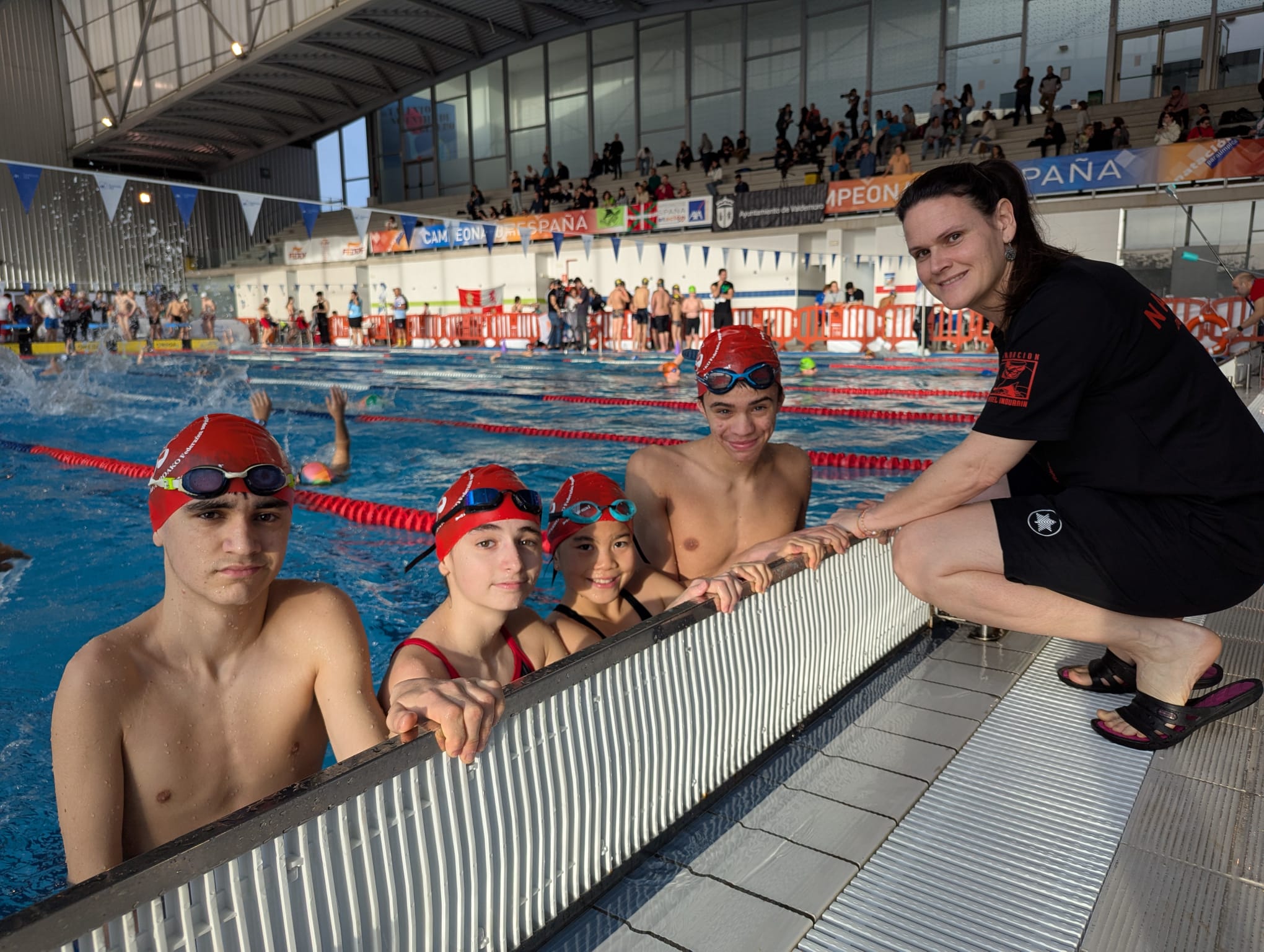 Sobresaliente actuación de Navarra en el Campeonato de España de Natación Adaptada