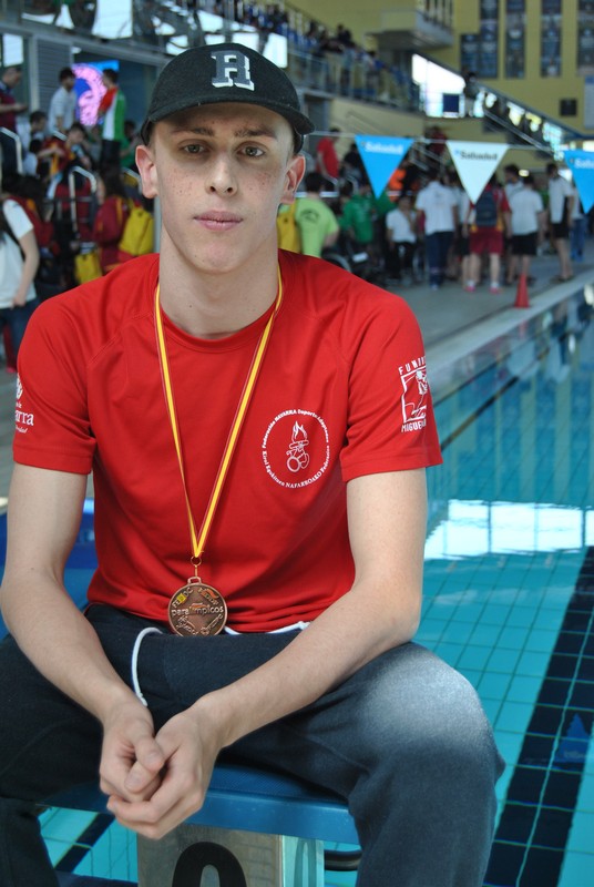 Bronce foral en el Campeonato de Europa de Nataci&oacute;n Paral&iacute;mpica