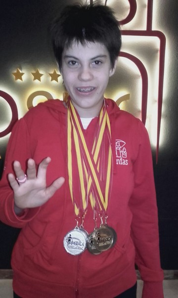 Once medallas para ANFAS en el Campeonato de España de Natación para Personas con Discapacidad Intelectual.