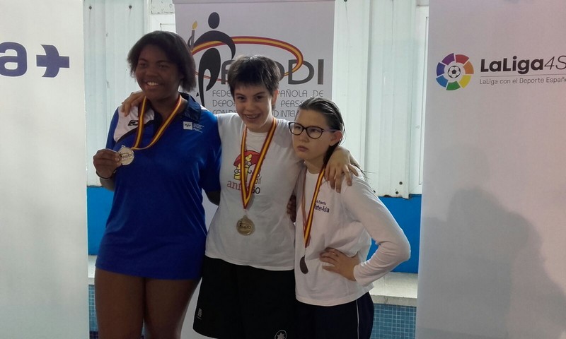 Once medallas para ANFAS en el Campeonato de España de Natación para Personas con Discapacidad Intelectual.