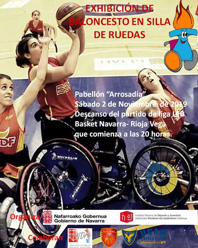 Exhibici&oacute;n de Baloncesto en Silla de Ruedas