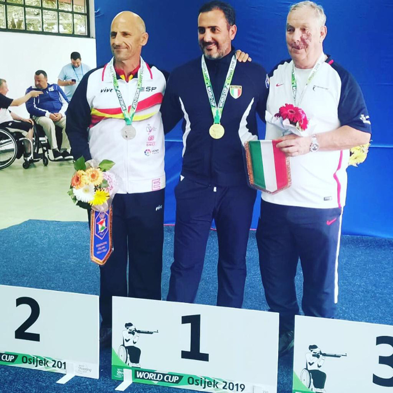 Plata navarra en la Copa Mundial de Tiro