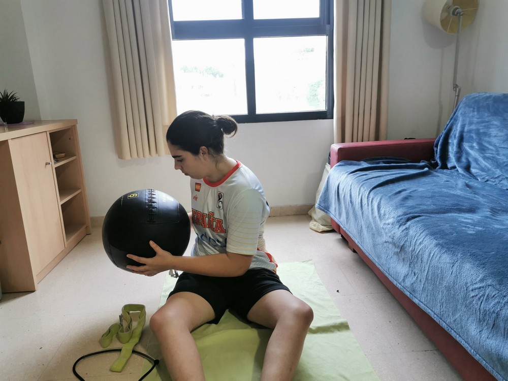 #yoentrenoencasa con Beatriz Zudaire