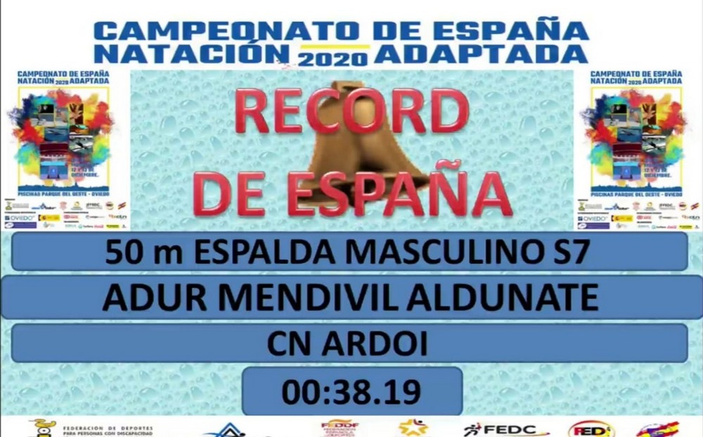 Navarra brilla en el Campeonato de España Absoluto de Natación