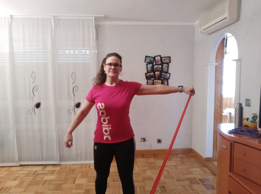 #yoentrenoencasa con Eunate Beorlegui