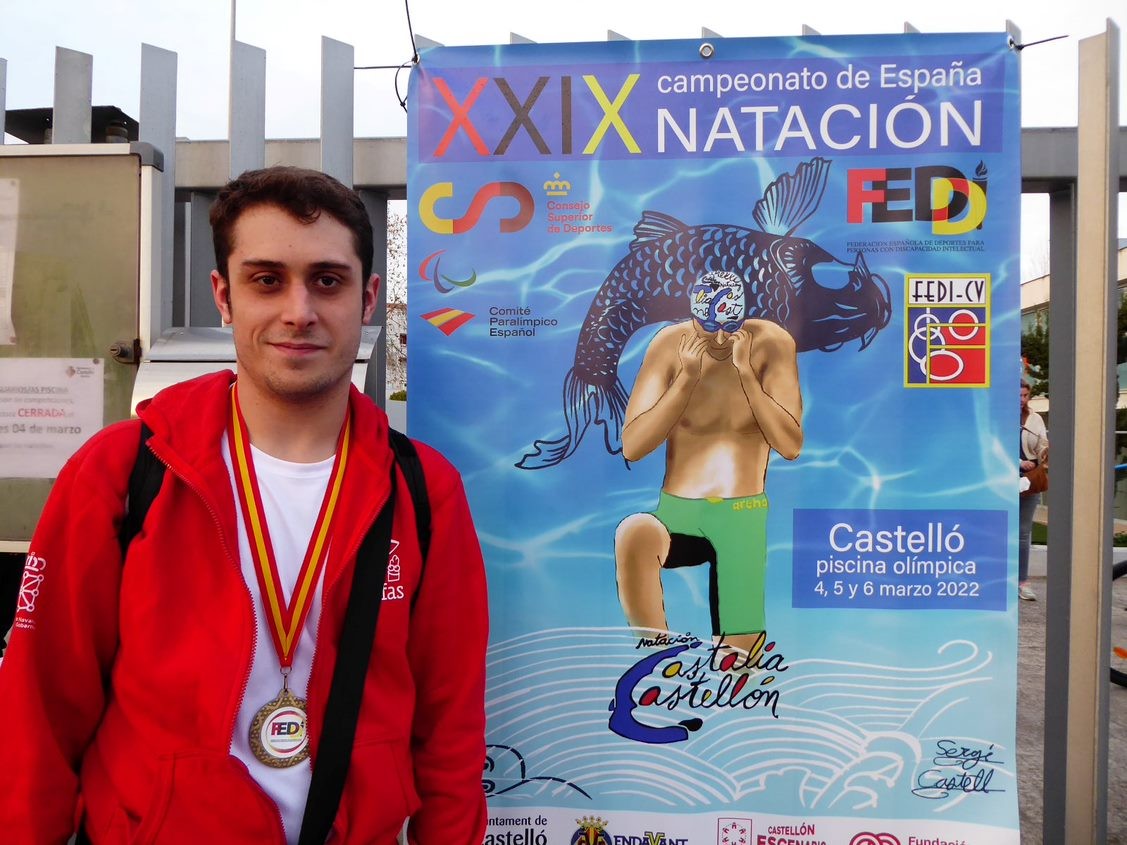 ANFAS logra dos medallas en el Campeonato de España de Natación Adaptada