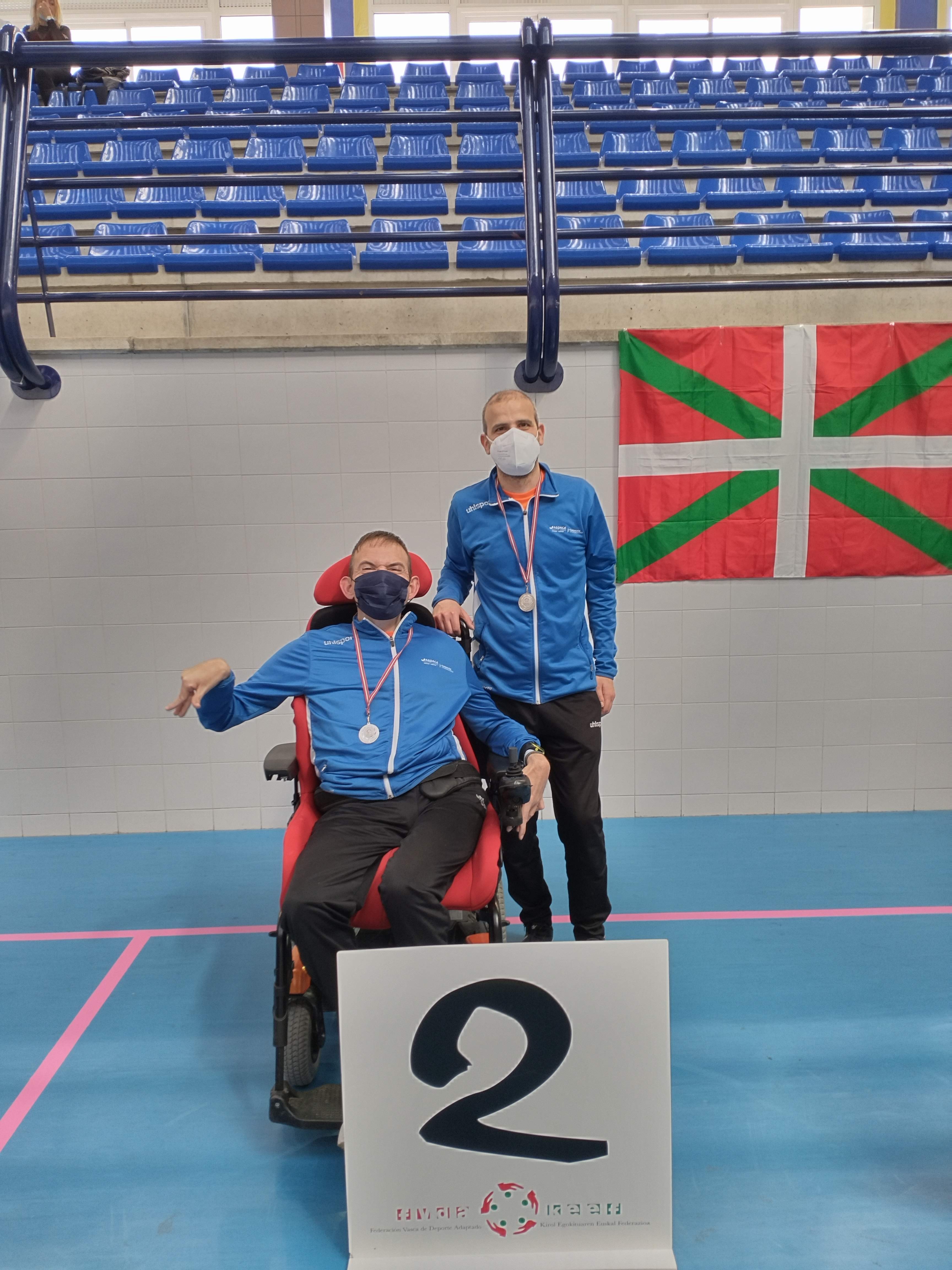 Tres medallas para Navarra en las finales de la Liga Norte de Boccia
