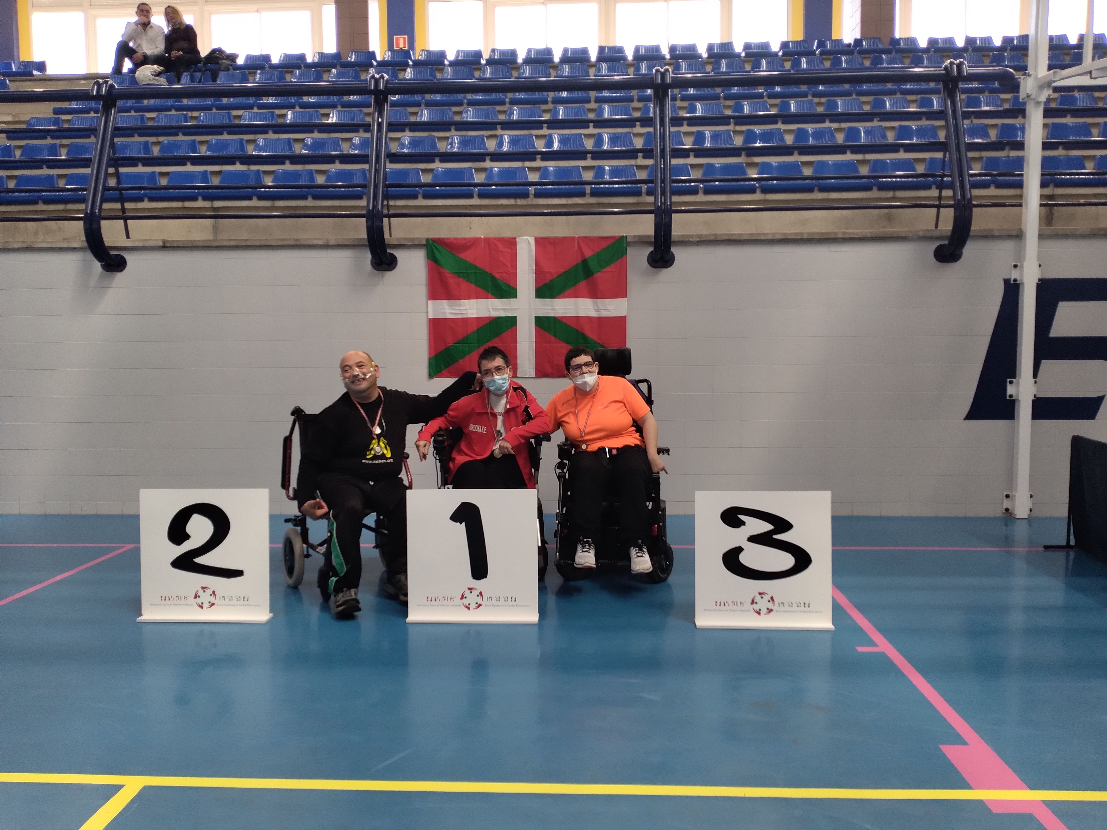 Tres medallas para Navarra en las finales de la Liga Norte de Boccia