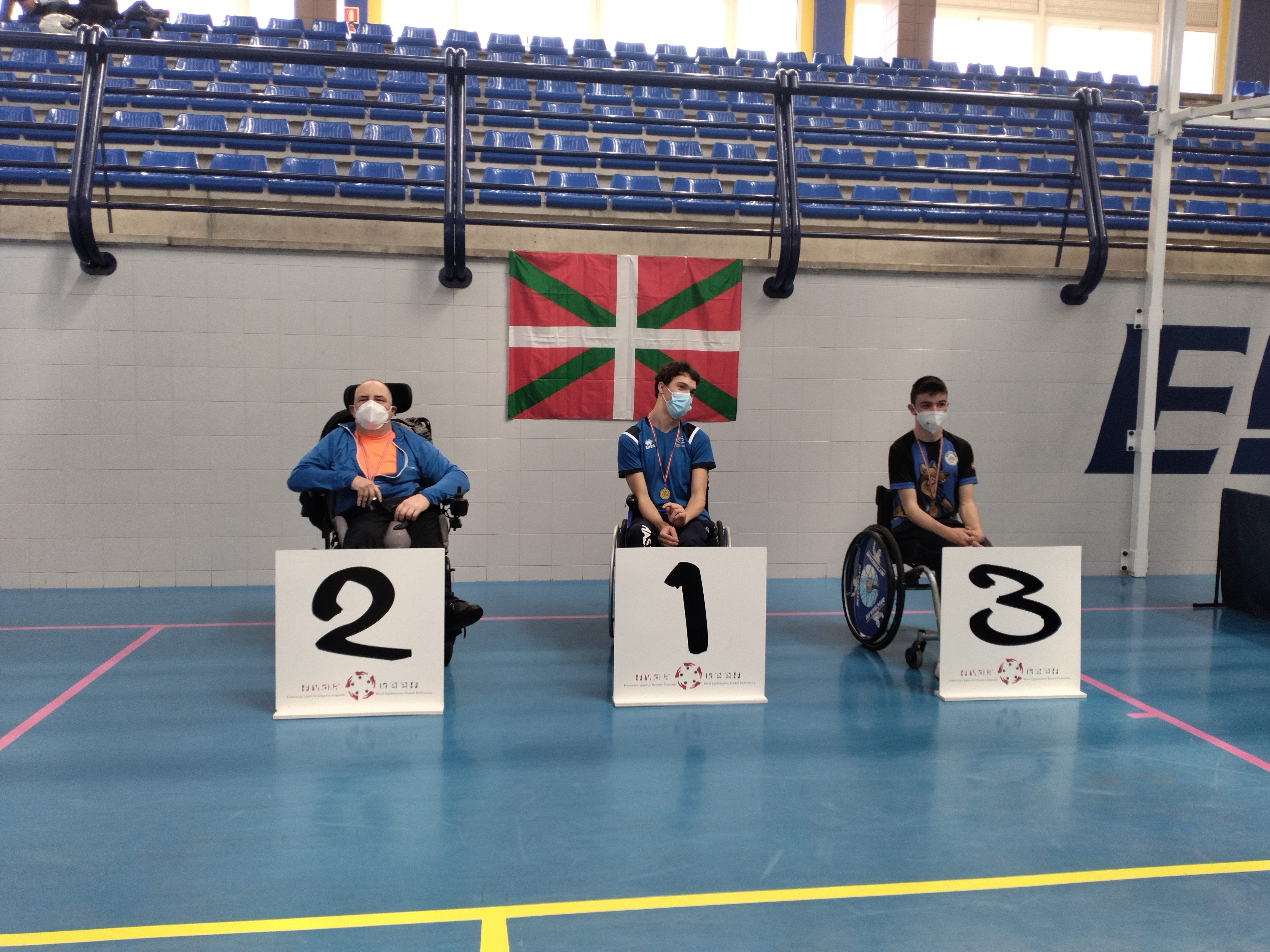 Tres medallas para Navarra en las finales de la Liga Norte de Boccia
