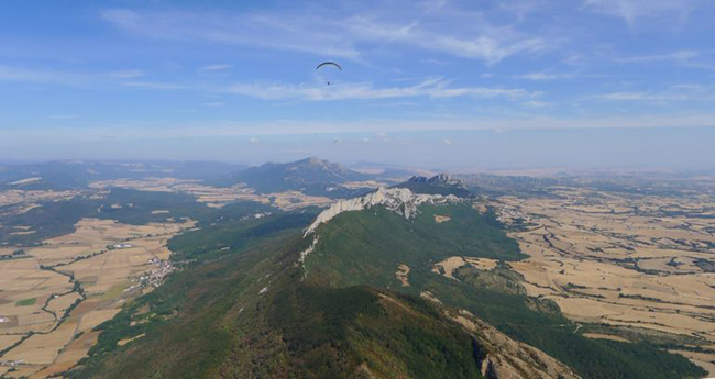 Novena prueba del Campeonato Navarro de Parapente