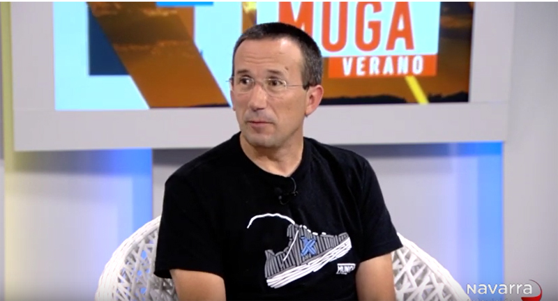 El Presidente de la Federaci&oacute;n Navarra de Deportes A&eacute;reos, en Navarra Televisi&oacute;n