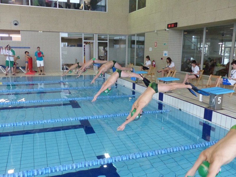 Comenzaron los Juegos Deportivos de Navarra de Nataci&oacute;n con Aletas