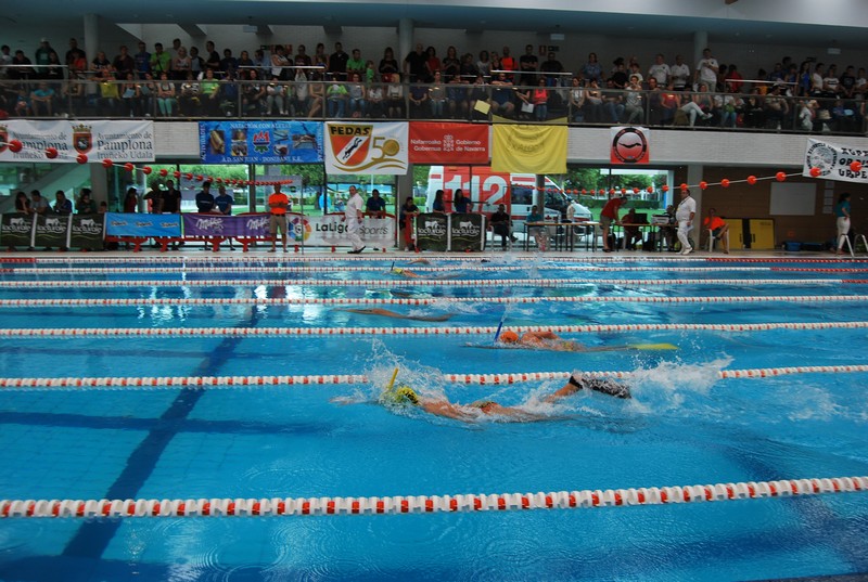 Comenzaron los Juegos Deportivos de Navarra de Natación con Aletas