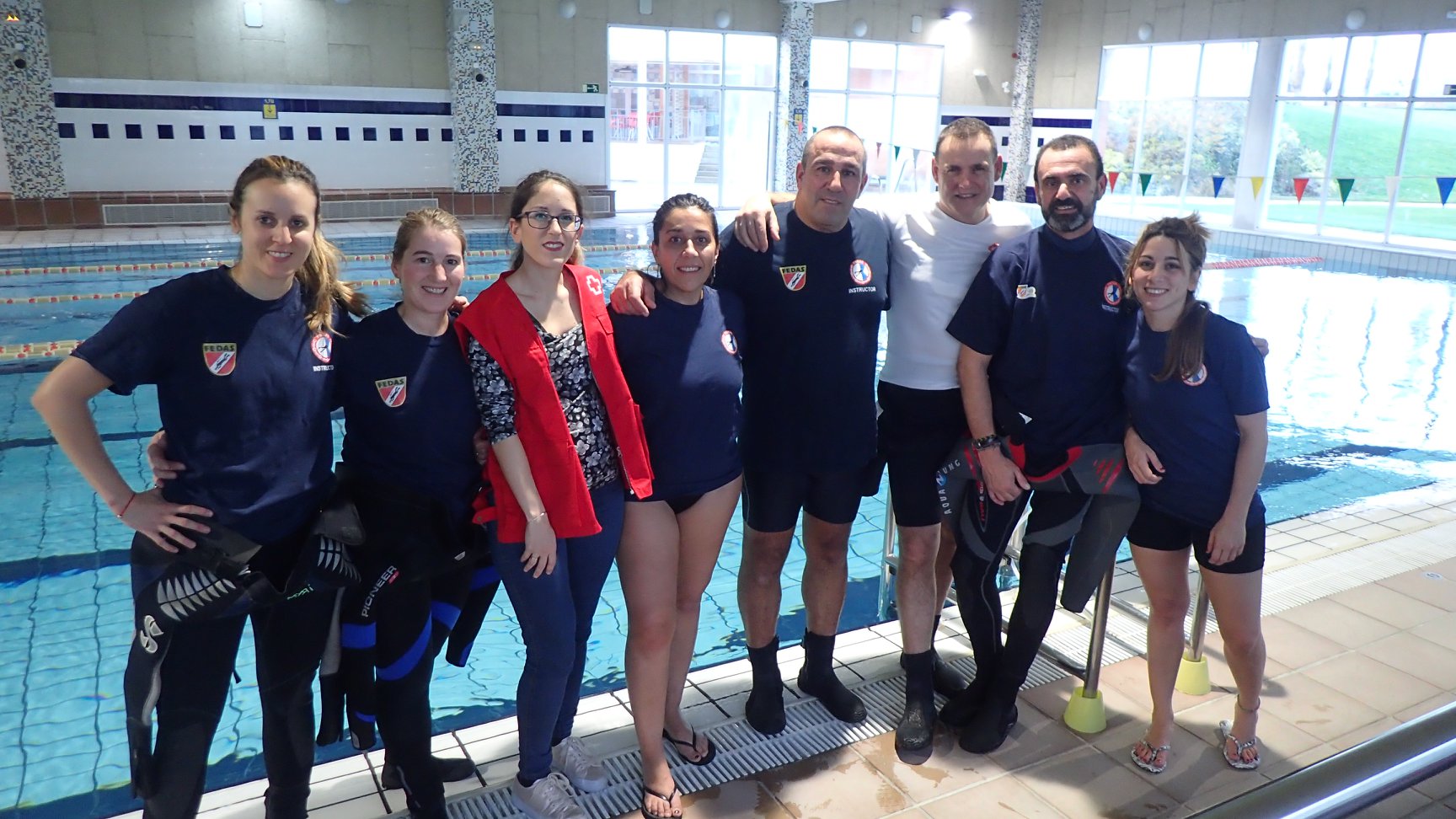 Gran tarde de Bautizo de Buceo Solidario