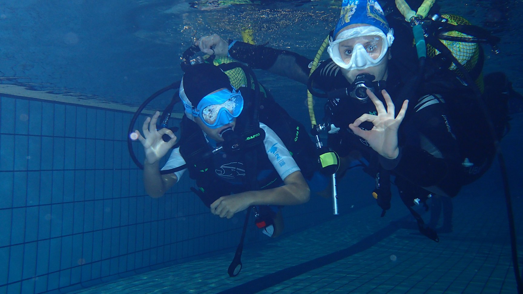 Gran tarde de Bautizo de Buceo Solidario