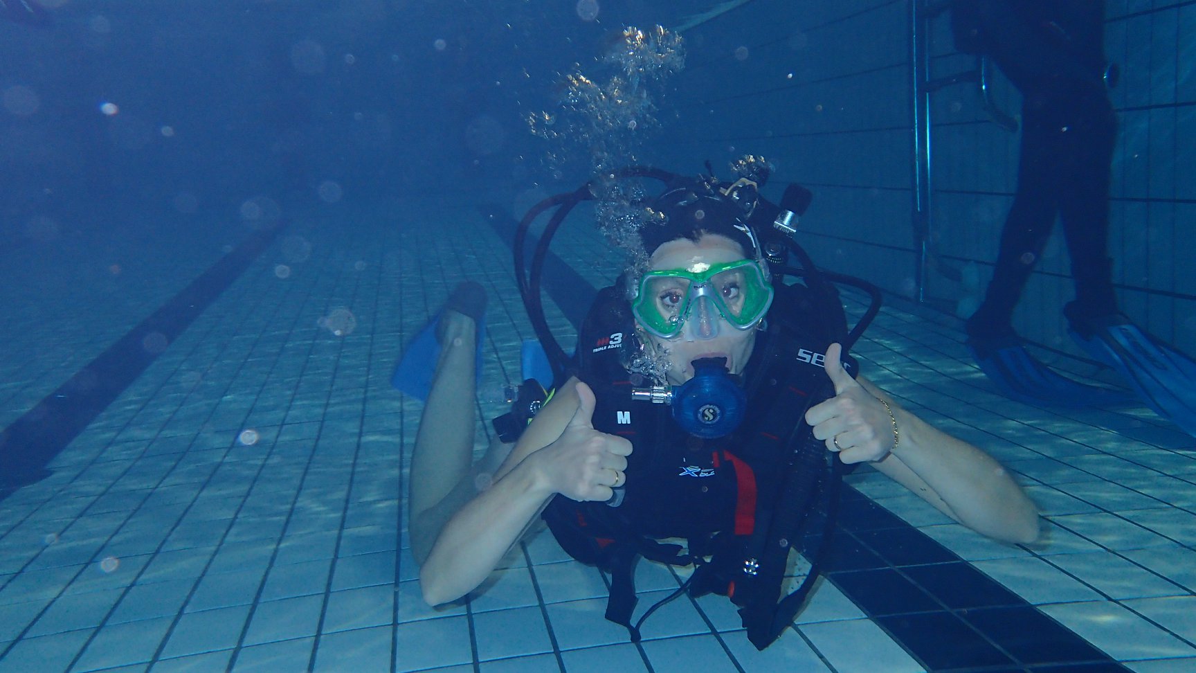 Gran tarde de Bautizo de Buceo Solidario