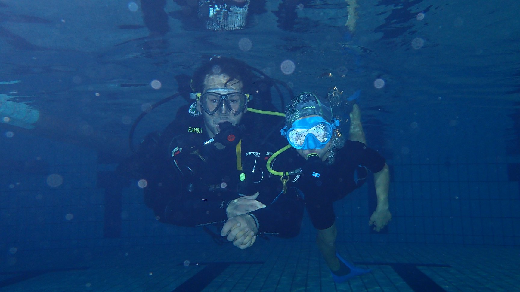 Gran tarde de Bautizo de Buceo Solidario