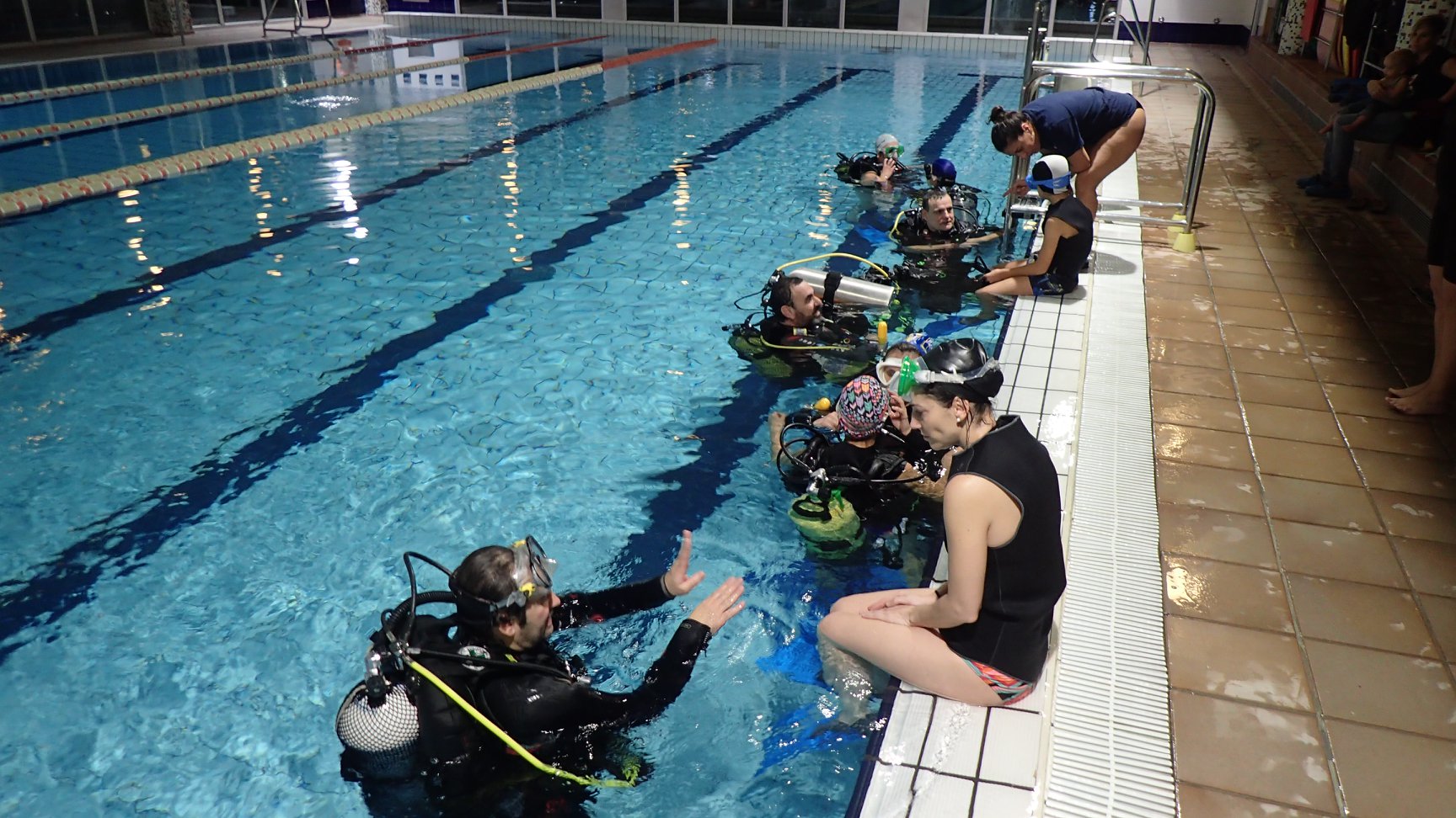 Gran tarde de Bautizo de Buceo Solidario