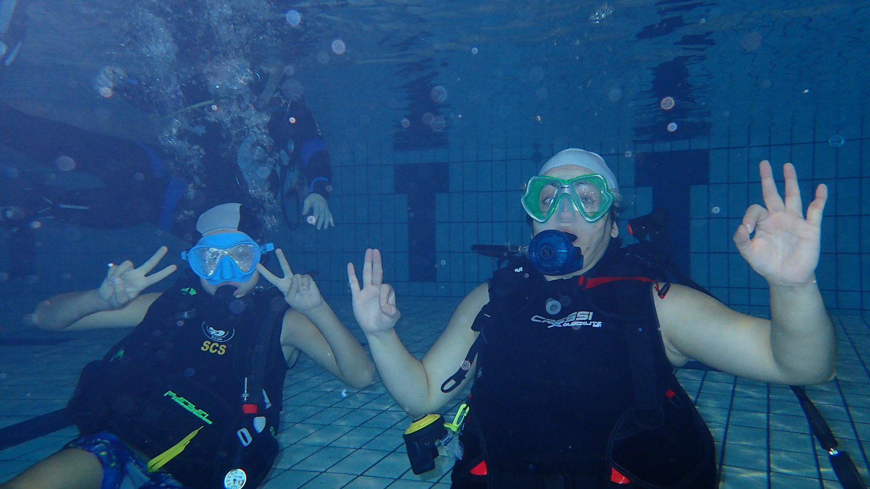Gran tarde de Bautizo de Buceo Solidario
