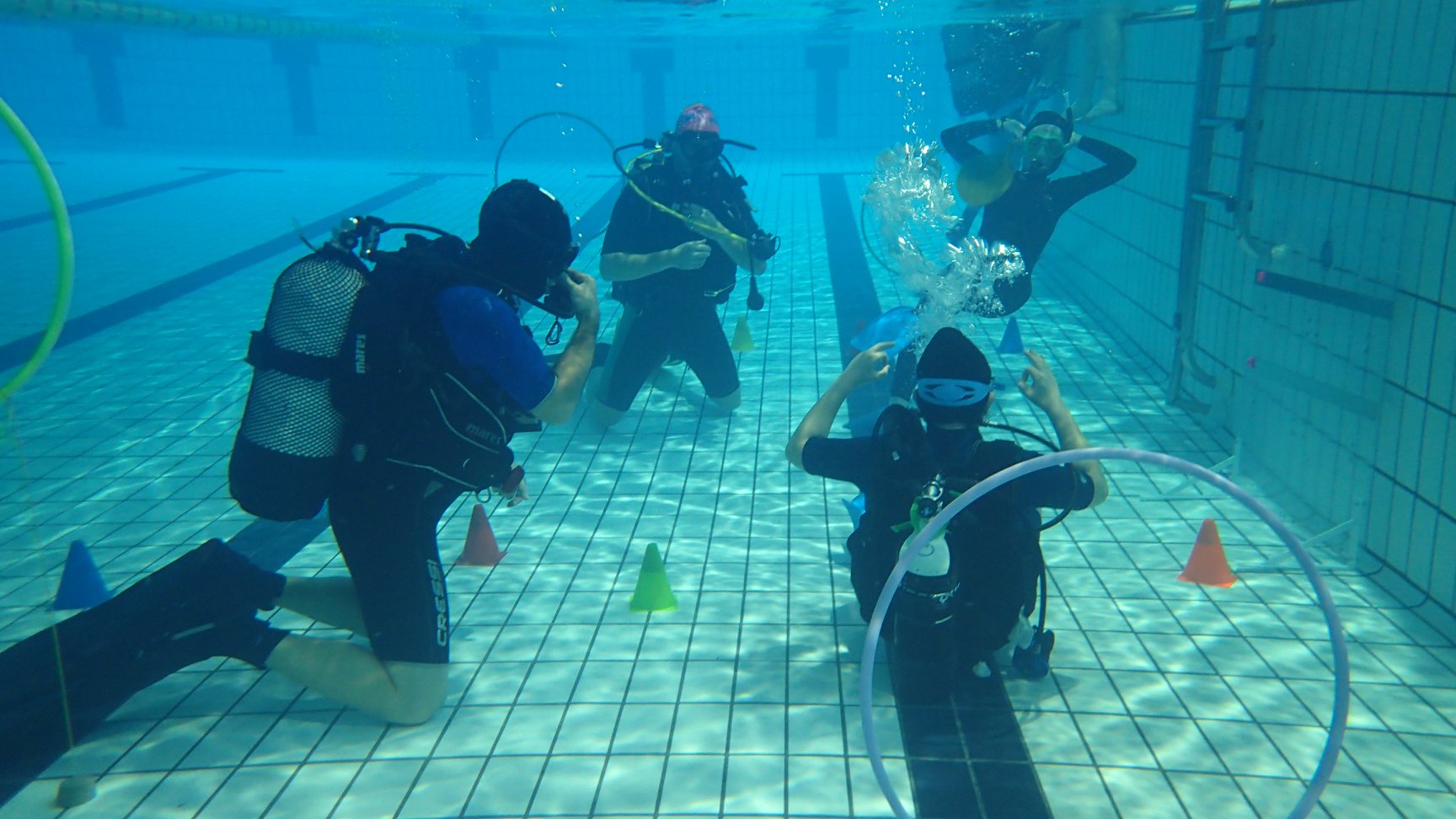 Nueva jornada de buceo adaptado con la ayuda de la UPNA