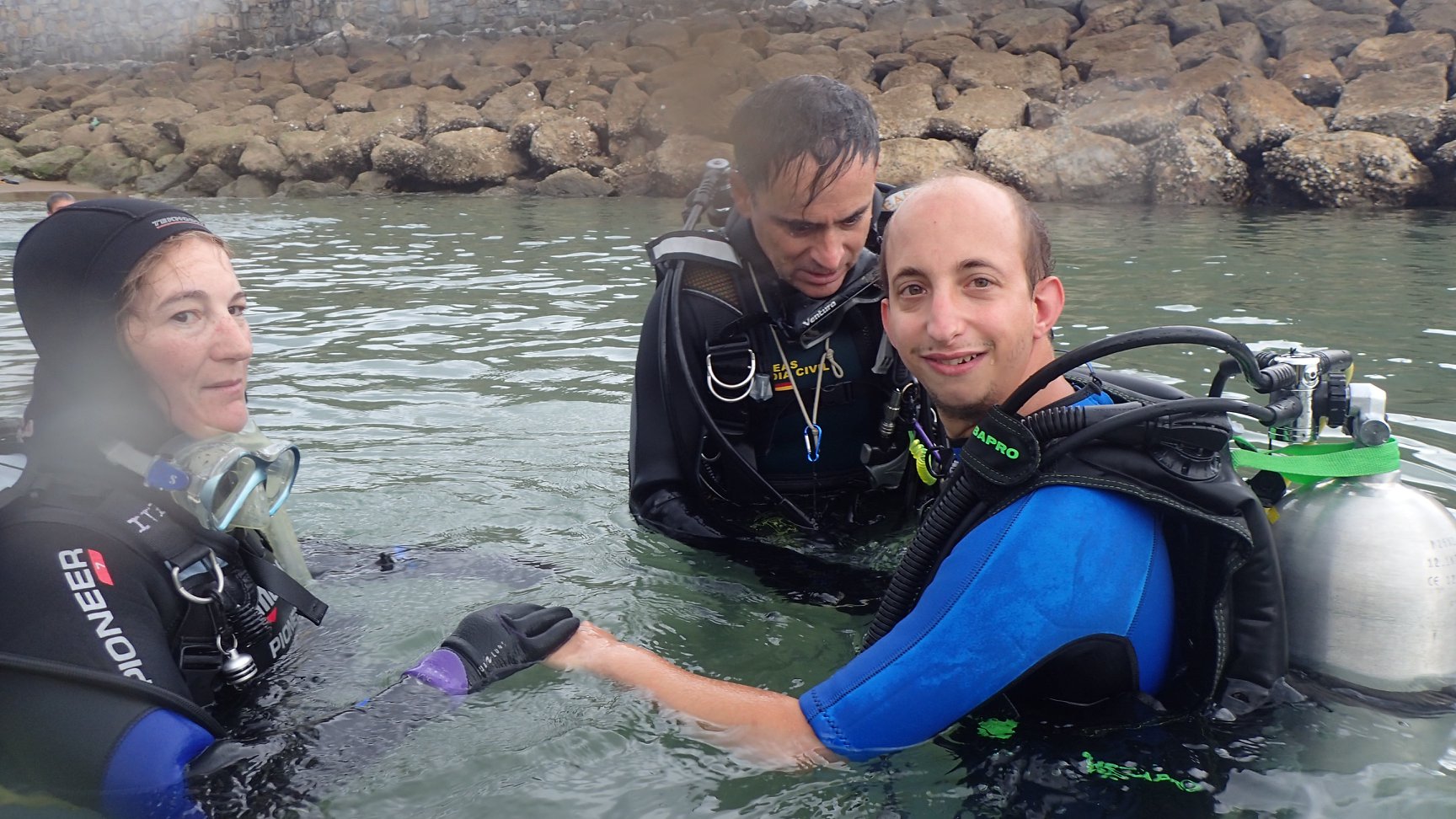 Bonita jornada de buceo adaptado (Guetaria)