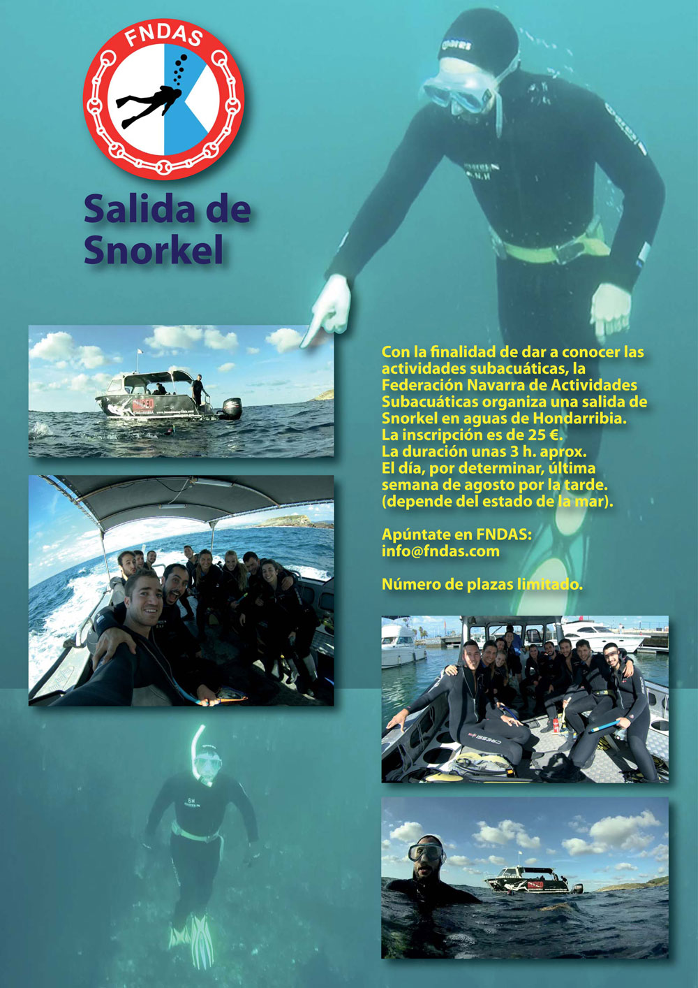 Salida de Snorkel (&uacute;ltima semana de agosto)
