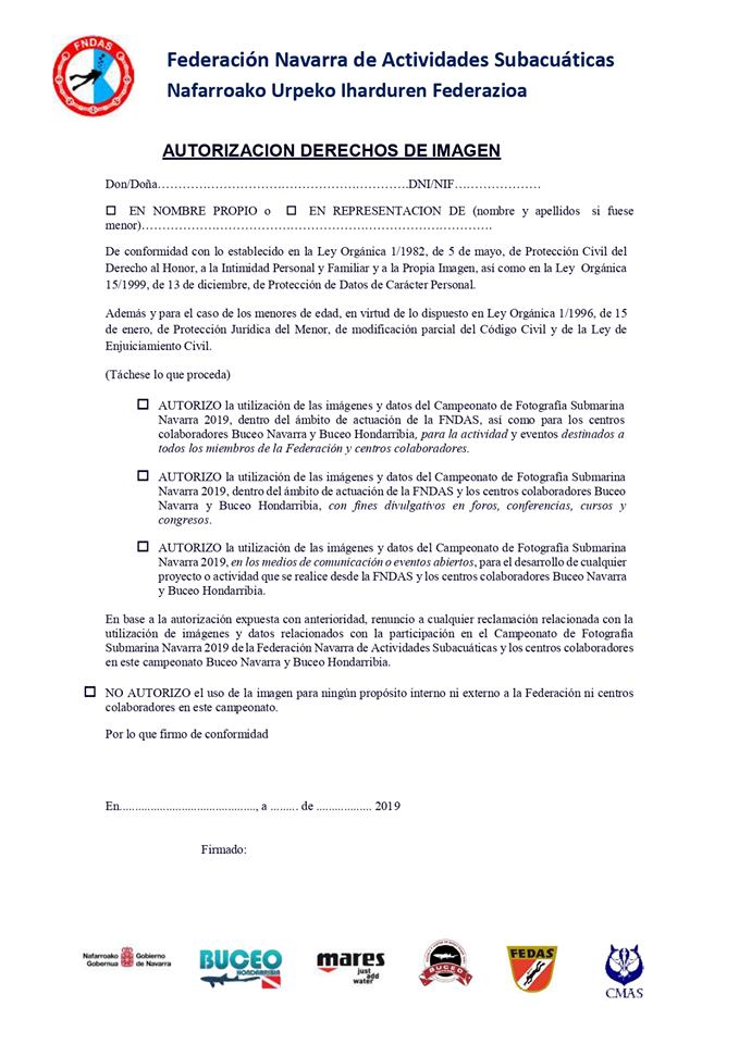 Campeonato Navarro Fotografía Submarina 2019