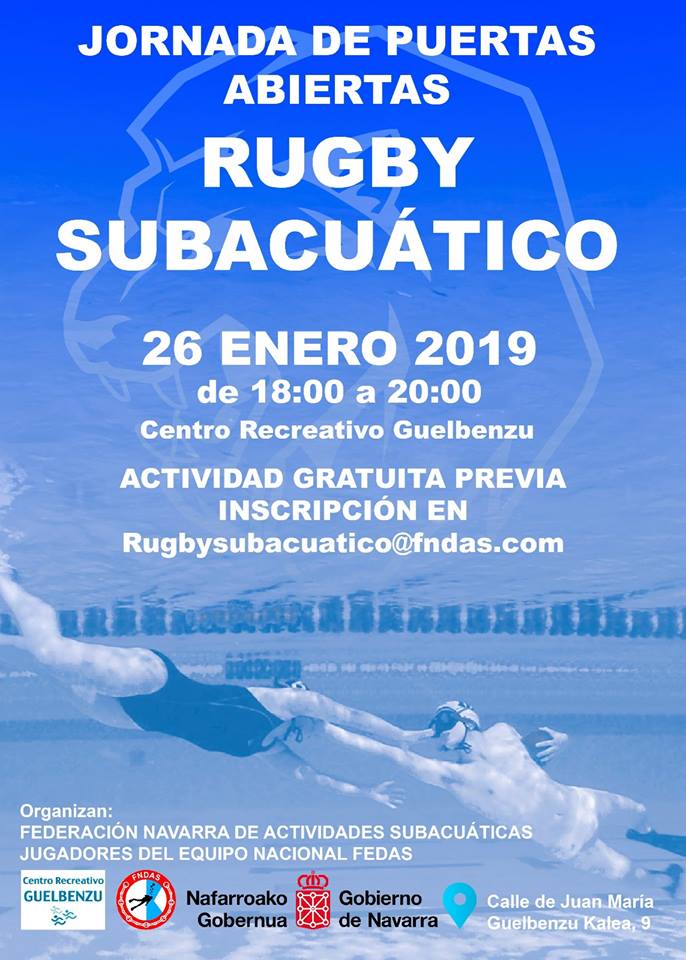Rugby Subacu&aacute;tico (jornada de puertas abiertas)