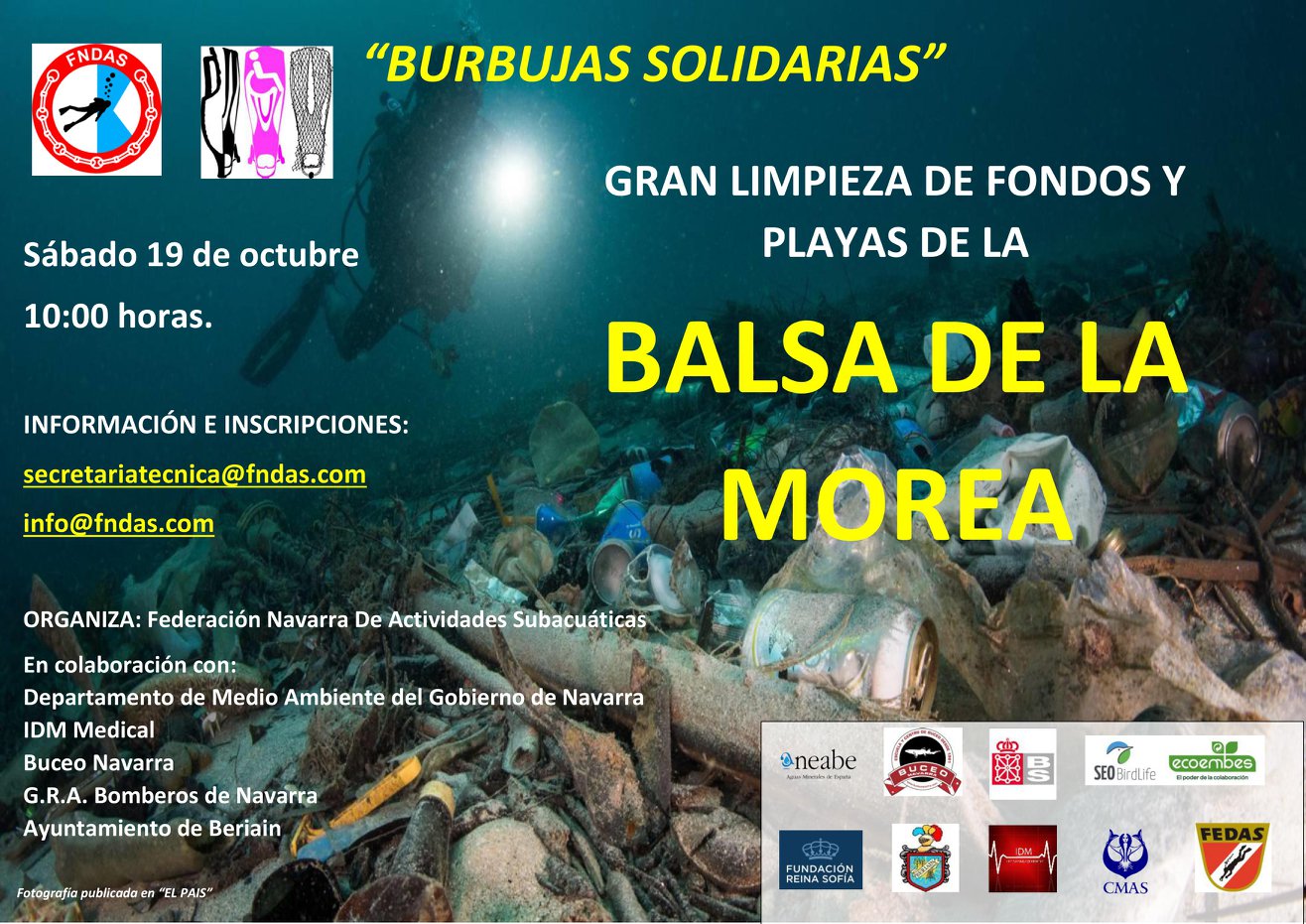 Limpieza de fondos y playas de la Balsa de la Morea (19 octubre)