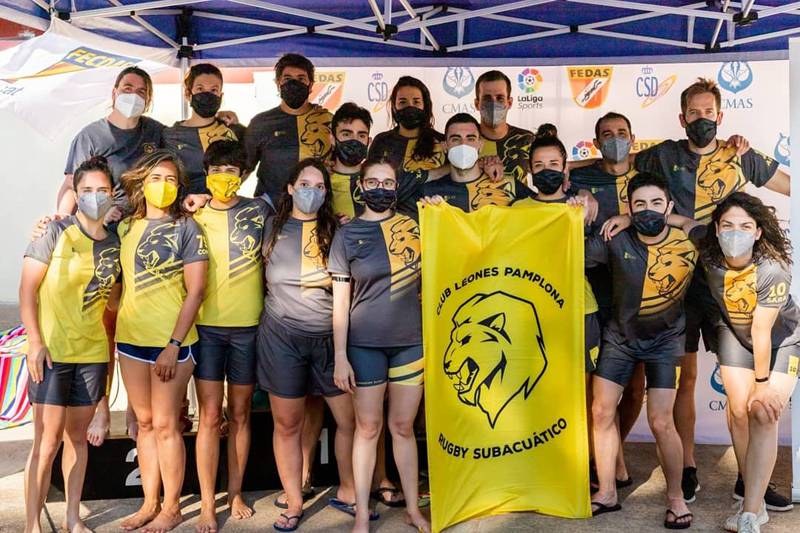 Los Leones rugen en el Campeonato de Espa&ntilde;a de Rugby Subacu&aacute;tico