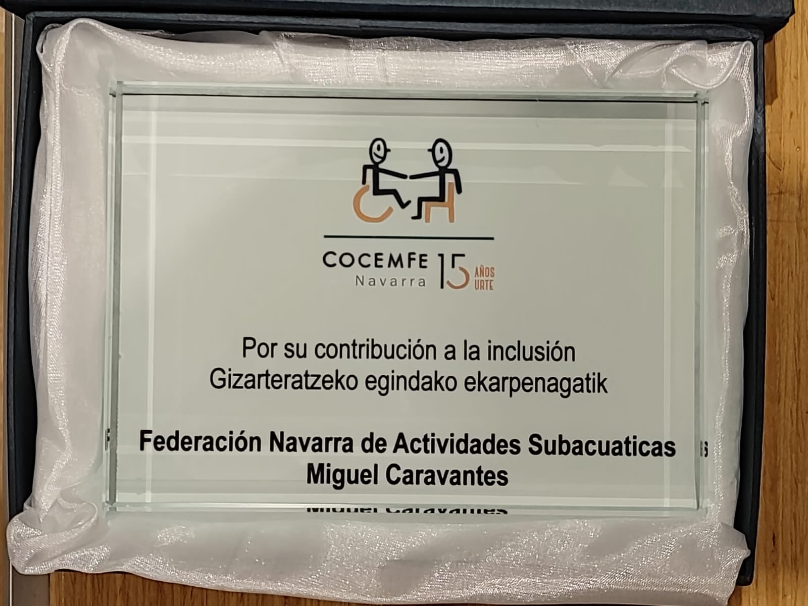 COCEMFE reconoce el trabajo de FNDAS