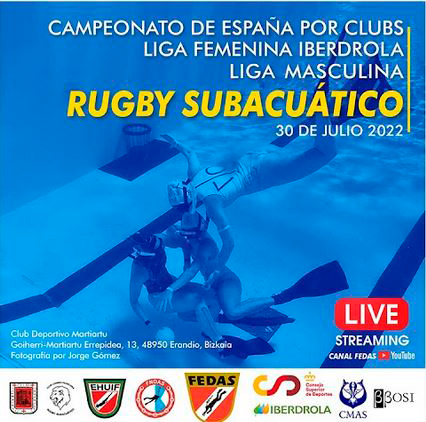 La Federaci&oacute;n y el Leones Pamplona organizan la segunda ronda del Campeonato de Espa&ntilde;a de Rugby Subacu&aacute;tico por Clubes