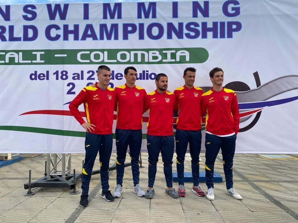 Oier Irisarri, en el Campeonato del Mundo de nataci&oacute;n con aletas