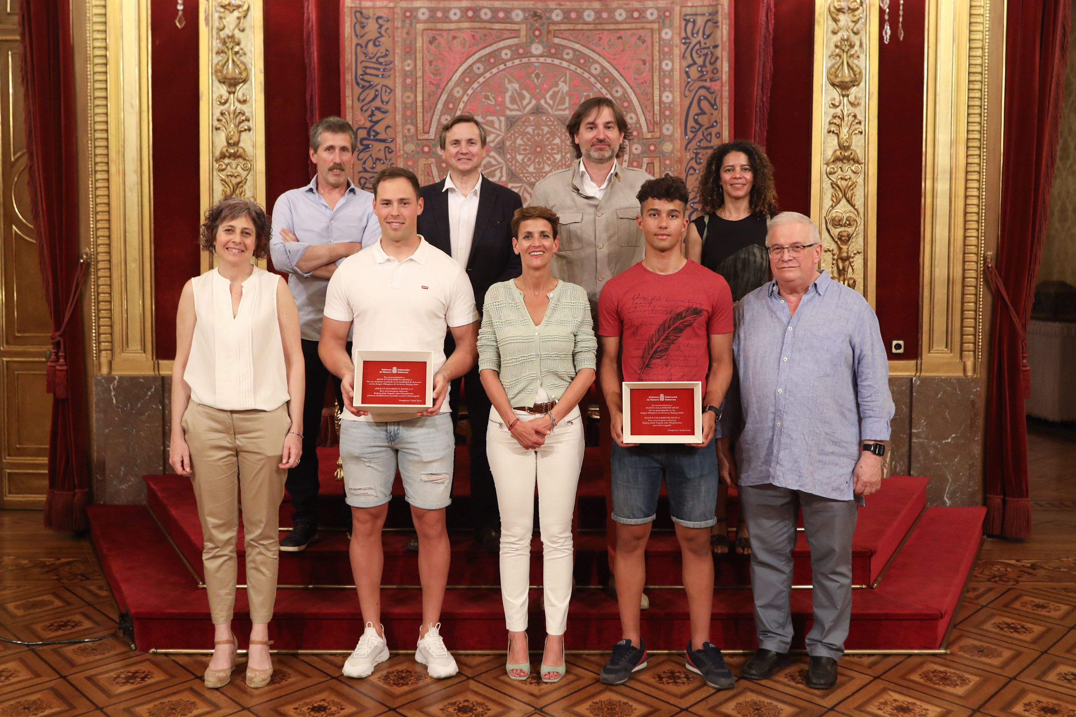 El Gobierno de Navarra realiza un reconocimiento institucional a los deportistas navarros que participaron en los Juegos Olímpicos de Invierno Beijing 2022