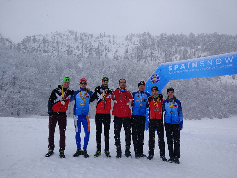 Diez medallas en los Campeonatos de Espa&ntilde;a estilo cl&aacute;sico y sprint