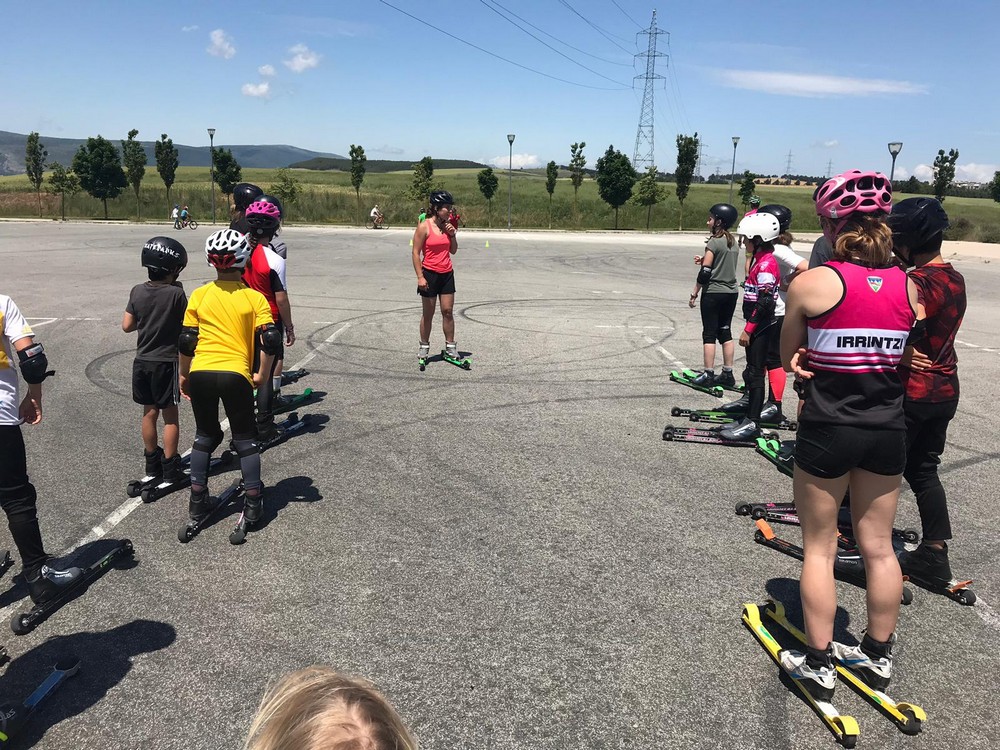 Promoción en la última jornada de los Juegos Deportivos de Rollerski