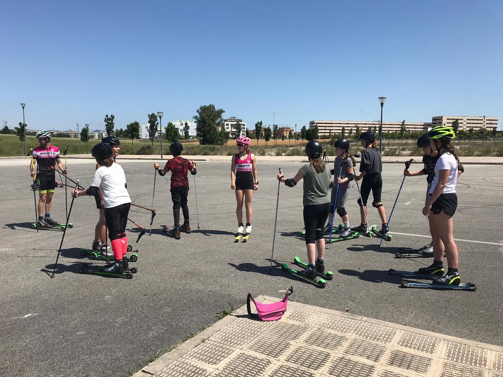 Promoción en la última jornada de los Juegos Deportivos de Rollerski