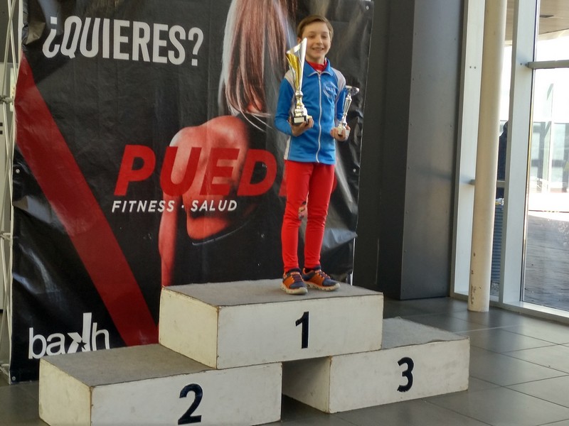 Pódium Navarro en el Final de Liga Norte de Patinaje artístico