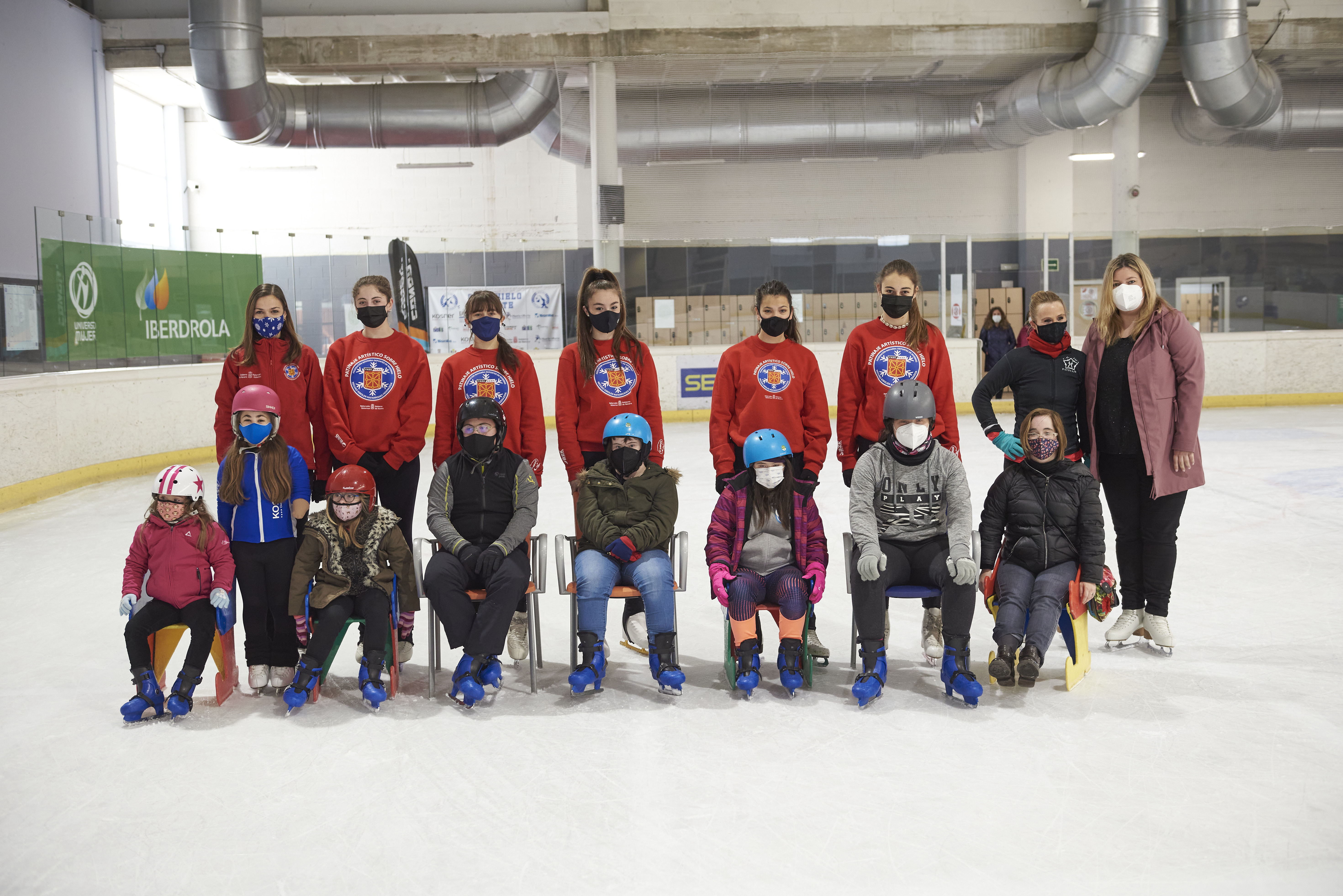 1era Jornada de patinaje sobre hielo inclusivo - Down Navarra
