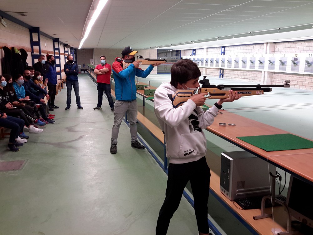 Aizoain acogió la Cuarta Jornada de Promoción de Biathlón