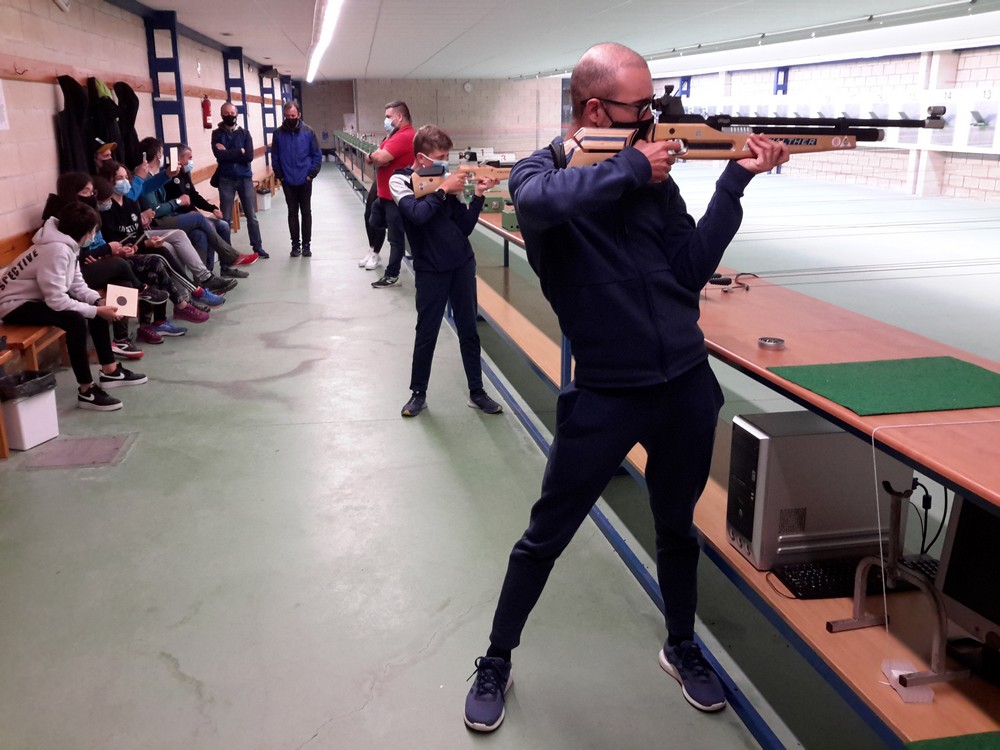 Aizoain acogió la Cuarta Jornada de Promoción de Biathlón
