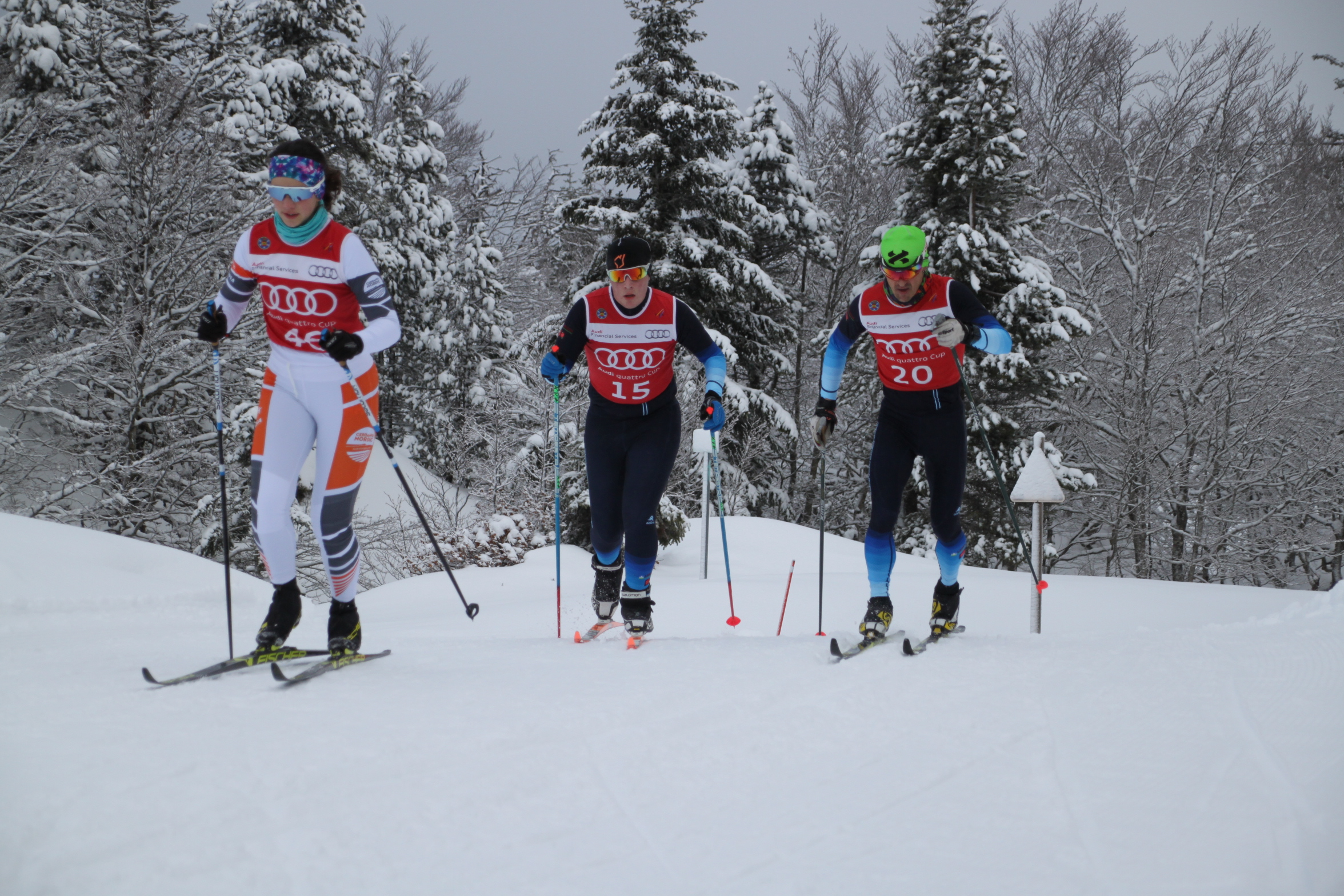 La pandemia y la ventisca no paran los Campeonatos de Navarra de esqu&iacute; de fondo 2021