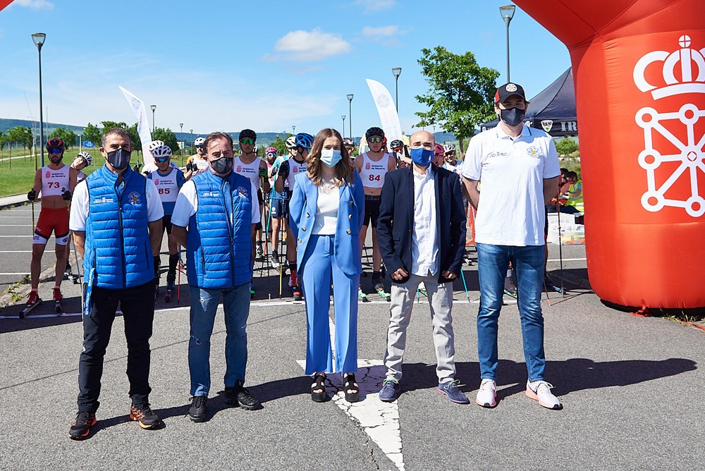Manex Salsamendi e Irati Cuadrado vencedores del Primer Trofeo Zizur de Rollerski